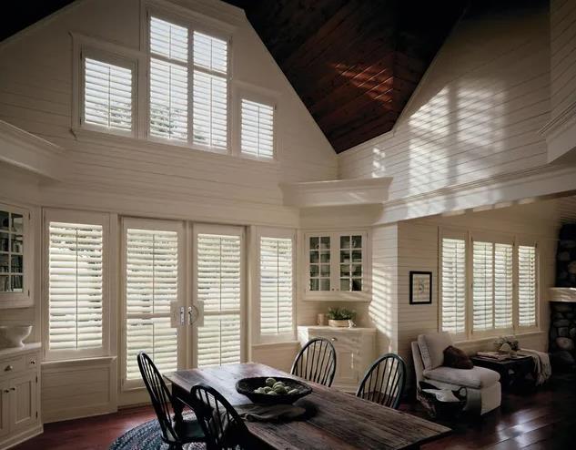 white shutters